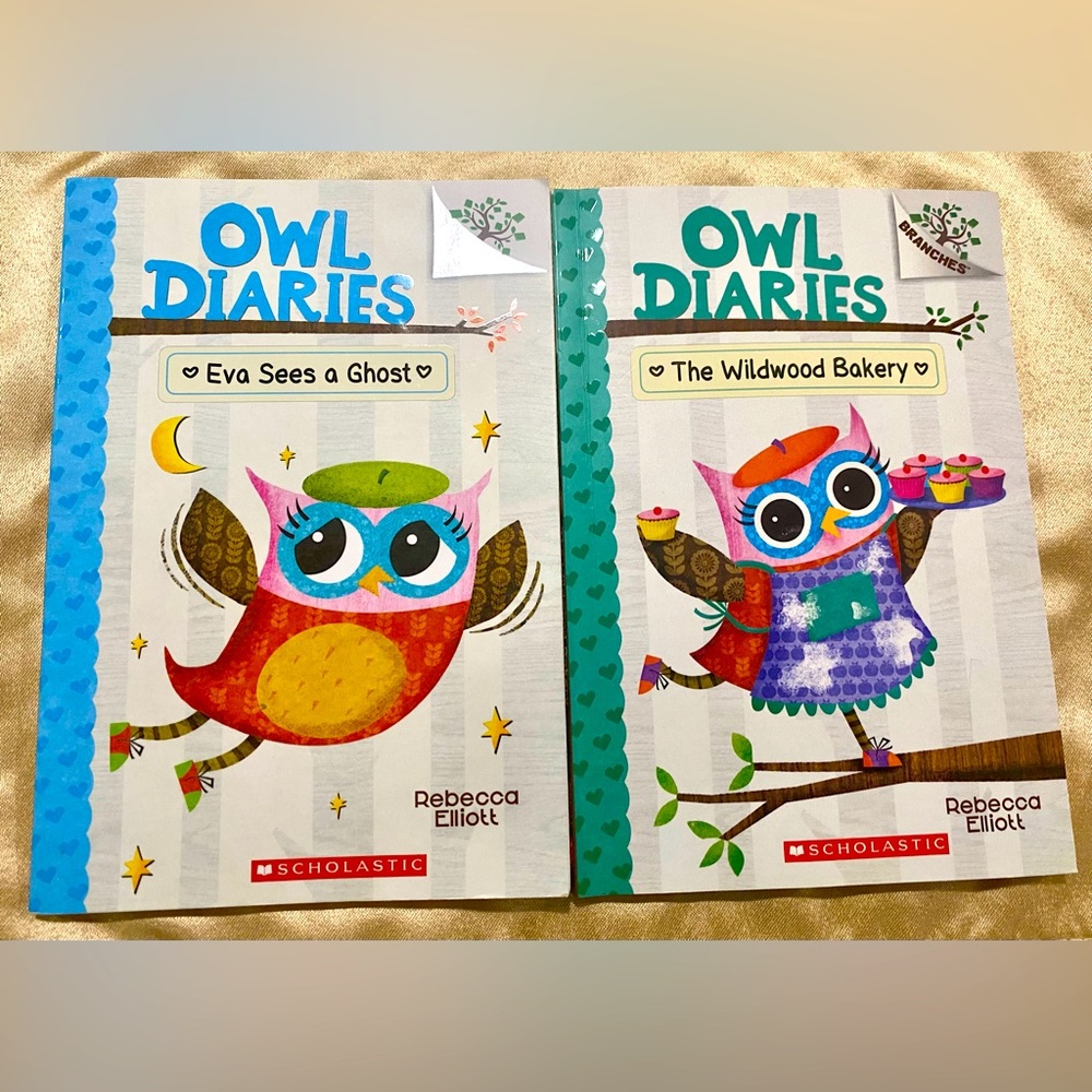 Owl Diaries by Rebecca Elliott Books 2 and 7